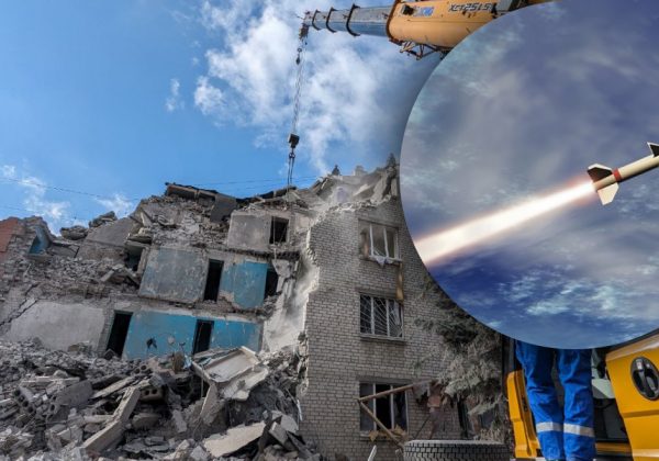 Люди все ще під завалами: Росія завдала удару по гуртожитку в центрі Слов'янська