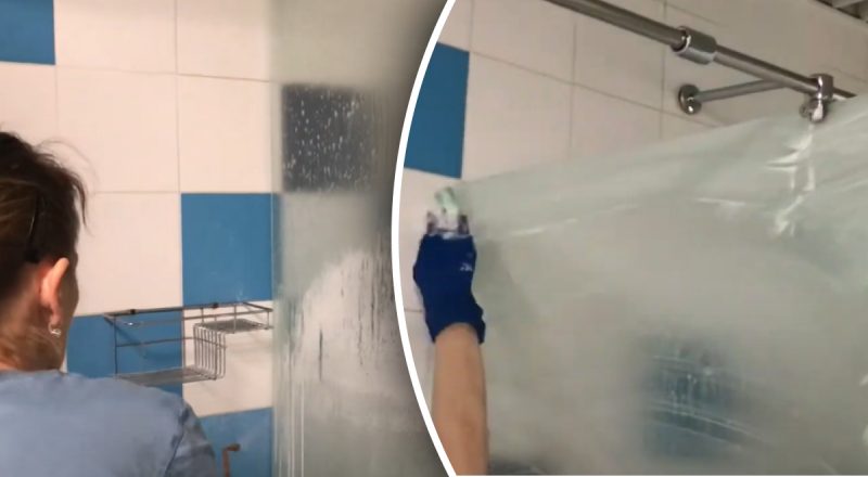 Чем отмыть душевую кабину от известкового и мыльного налета