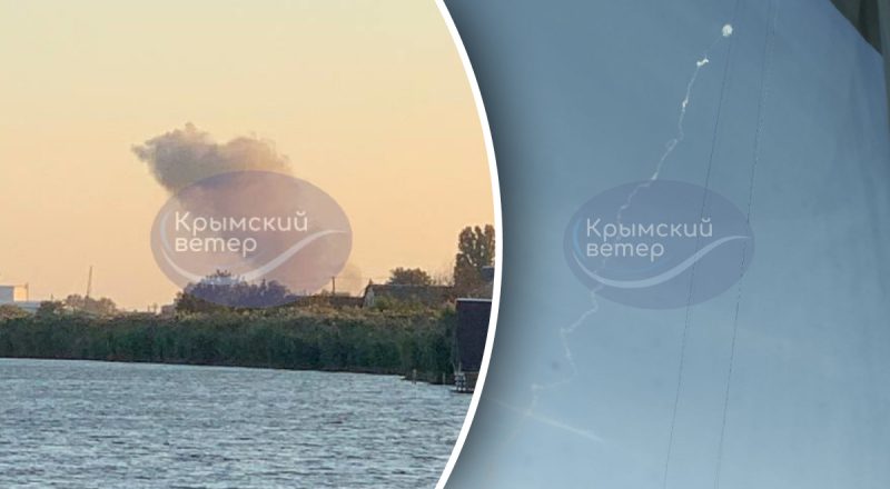 У Криму вибухи: над Джанкоєм піднімається дим