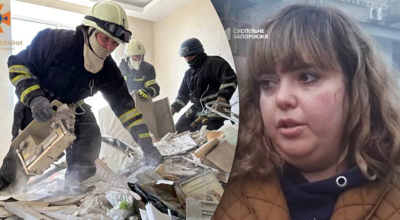 "Маму діставали рятувальники": донька постраждалої – про ракетний удар по Запоріжжю