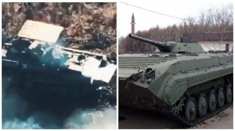 Россиян намотало на гусеницы: БМП РФ раздавила троих оккупантов на поле боя