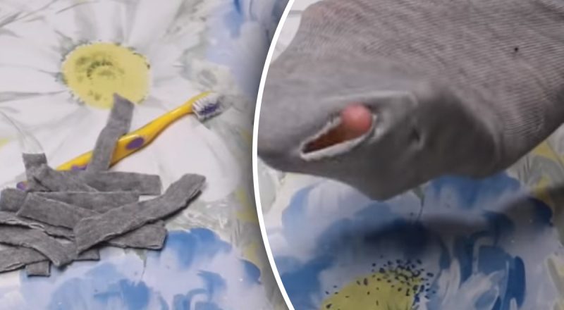 Потрібні шкарпетка та зубна щітка: чоловік зробив неймовірно практичну річ для дому