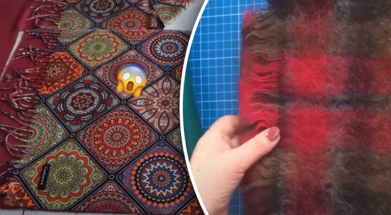 Вы будете удивлены: что можно сделать из старого шарфа