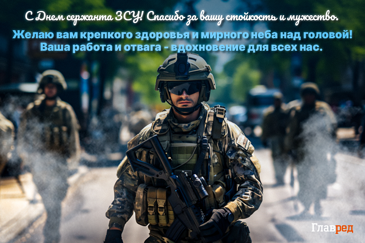 Поздравление с Днем сержанта ВСУ