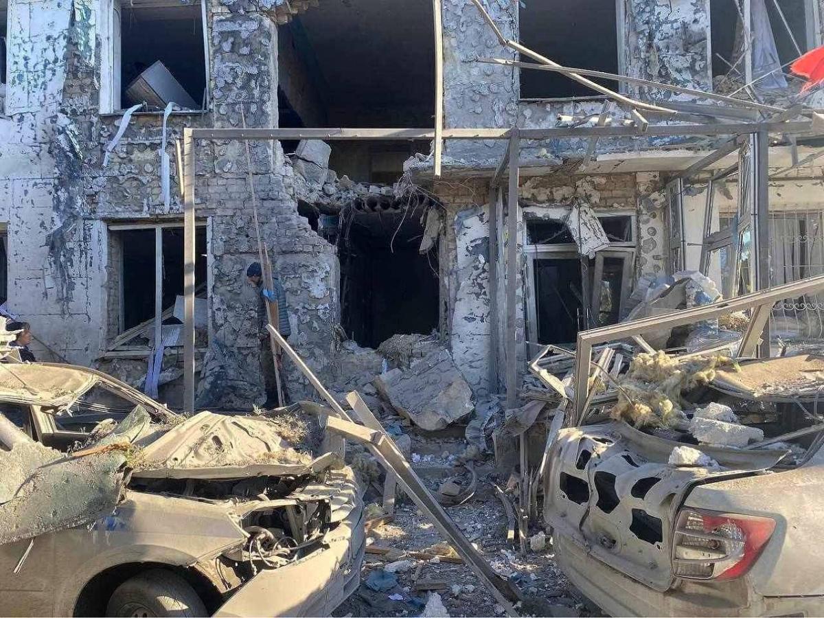 Наслідки удару ЗСУ по окупантах у селі Ювілейне