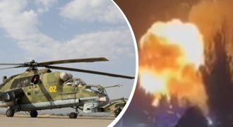 Огненная "бавовна" в Седово: под удар могла попасть база с вертолетами РФ