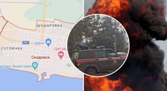Взрывы в оккупированном Скадовске: был "прилет" по базе оккупантов, много раненых