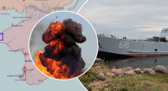 Бойцы ГУР уничтожили два десантных катера РФ в Крыму вместе с экипажем: что известно