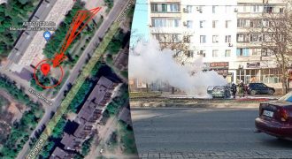 В Мариуполе подорвали авто оккупанта-полицейского