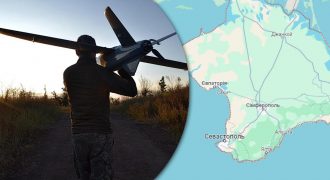 В РФ пожаловались на массовую атаку дронов на Крым: говорят, что сбили 13 БПЛА