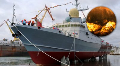 Пішов за Москвою: у ЗСУ підтвердили знищення новітнього корабля РФ у Керчі