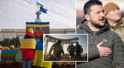 Володимир Зеленський, звільнення Херсона0