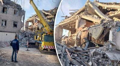 Россияне ударили ракетой по многоэтажке в Селидово Донецкой области: есть жертвы Россияне ударили ракетой по многоэтажке в Селидово Донецкой области: есть жертвы