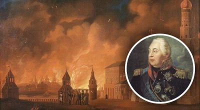 Пожар в Москве, Кутузов Пожар в Москве, Кутузов