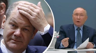 Шольц, Путін Шольц, Путін