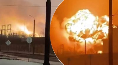 Огромный огненный гриб и детонация: в РФ прогремел мощный взрыв