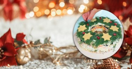 Все ищут его на столе: невероятно вкусный салат "Рождественский венок" к празднику