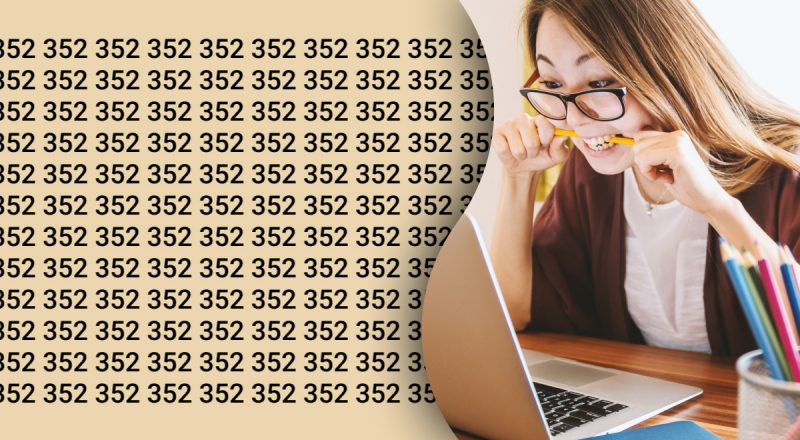 Тільки найуважніші знайдуть число 362 серед 352: складна оптична ілюзія
