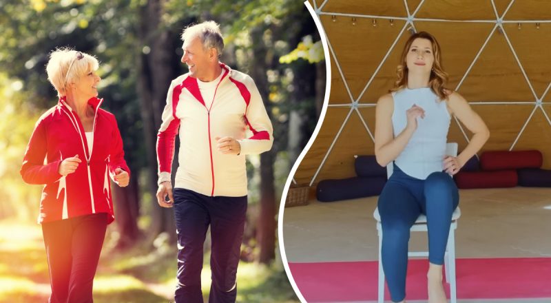 Идеальная зарядка для людей 60 лет+: 12 лучших упражнений, сидя на стуле
