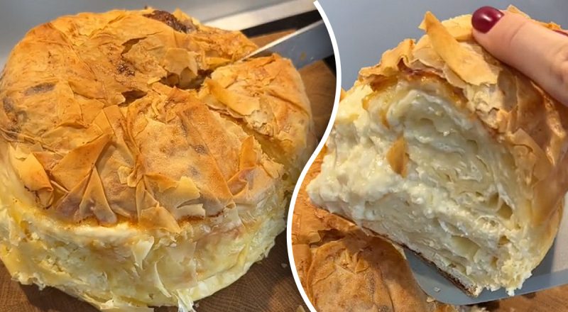 Суперсирный пирог, собирающий комплименты: готовим настоящую болгарскую пышную баницу