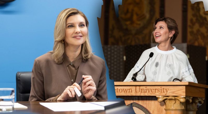 Олена Зеленська показала в Парижі, як правильно носити чорний монохромний лук