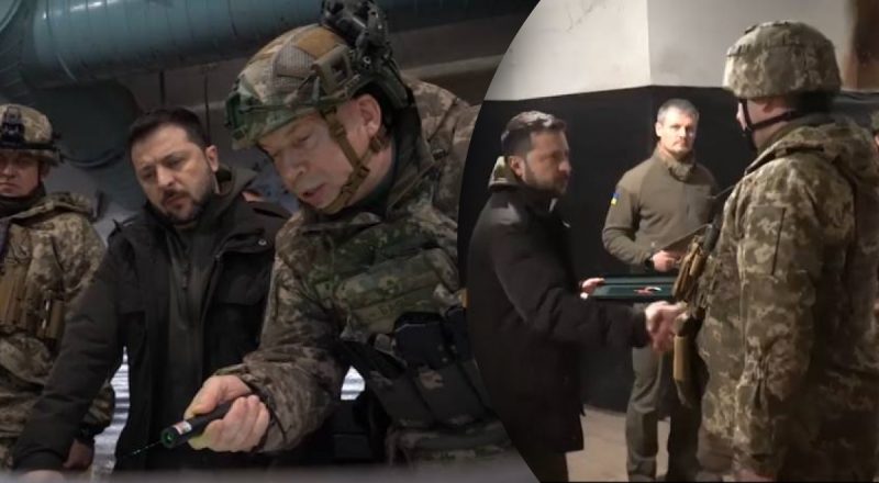 "Я вас прошу берегти себе": Зеленський прибув на передову до ЗСУ