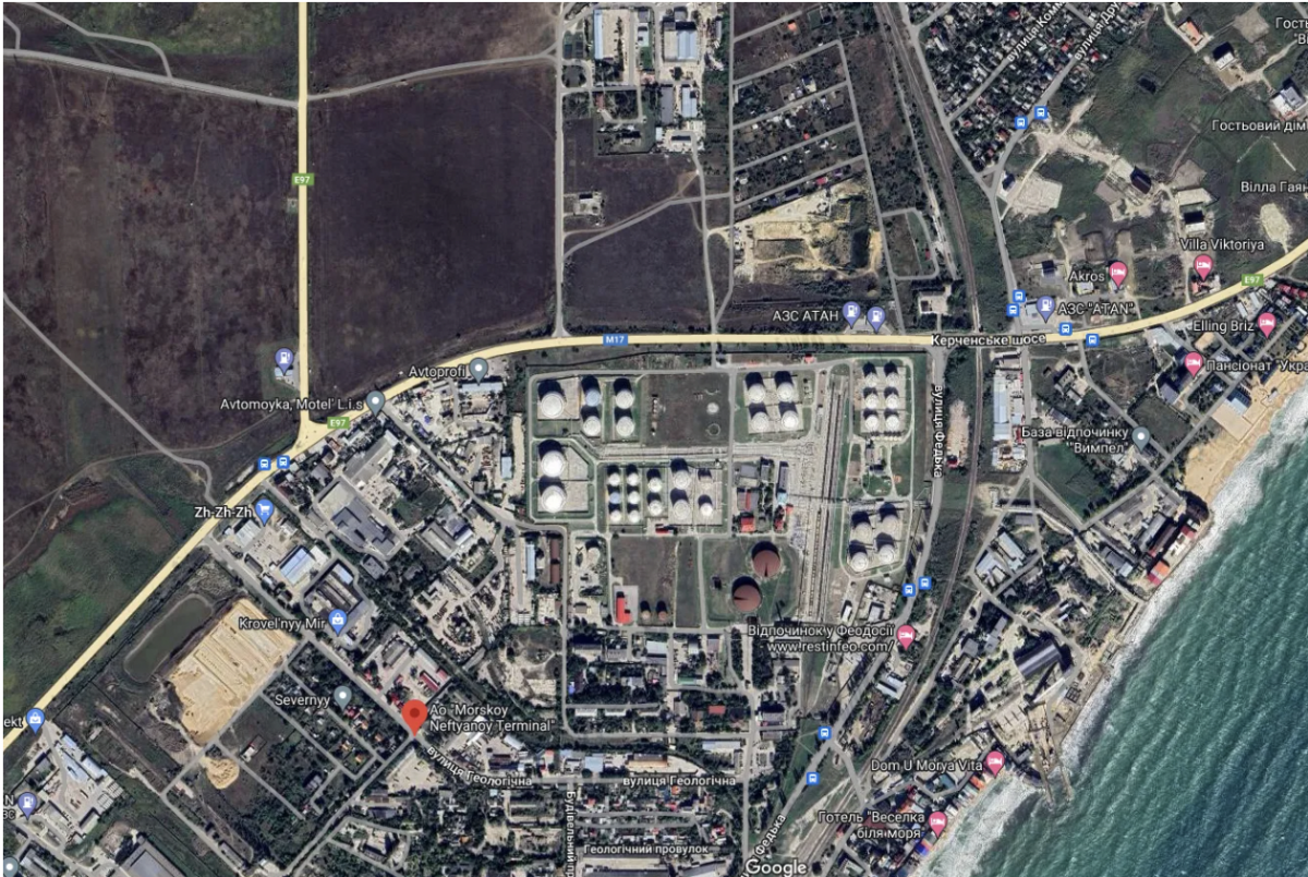 Феодосія з висоти пташиного польоту 