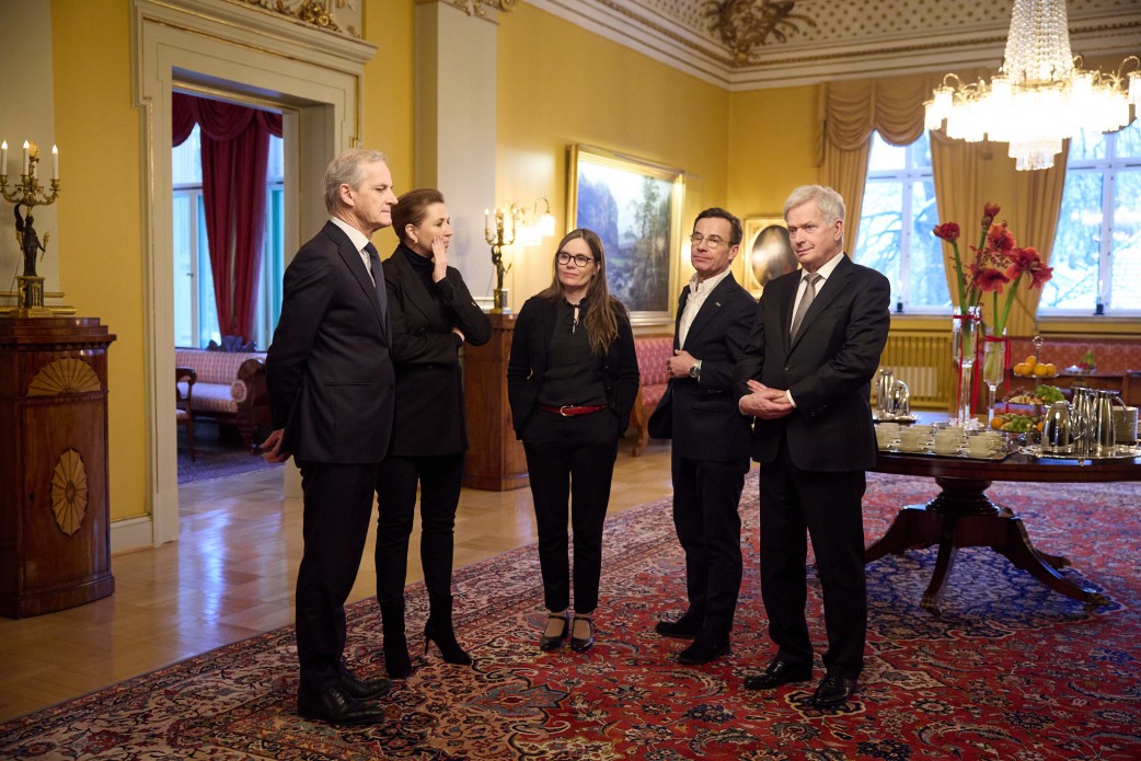 Зустріч Зеленського з лідерами країн Північної Європи