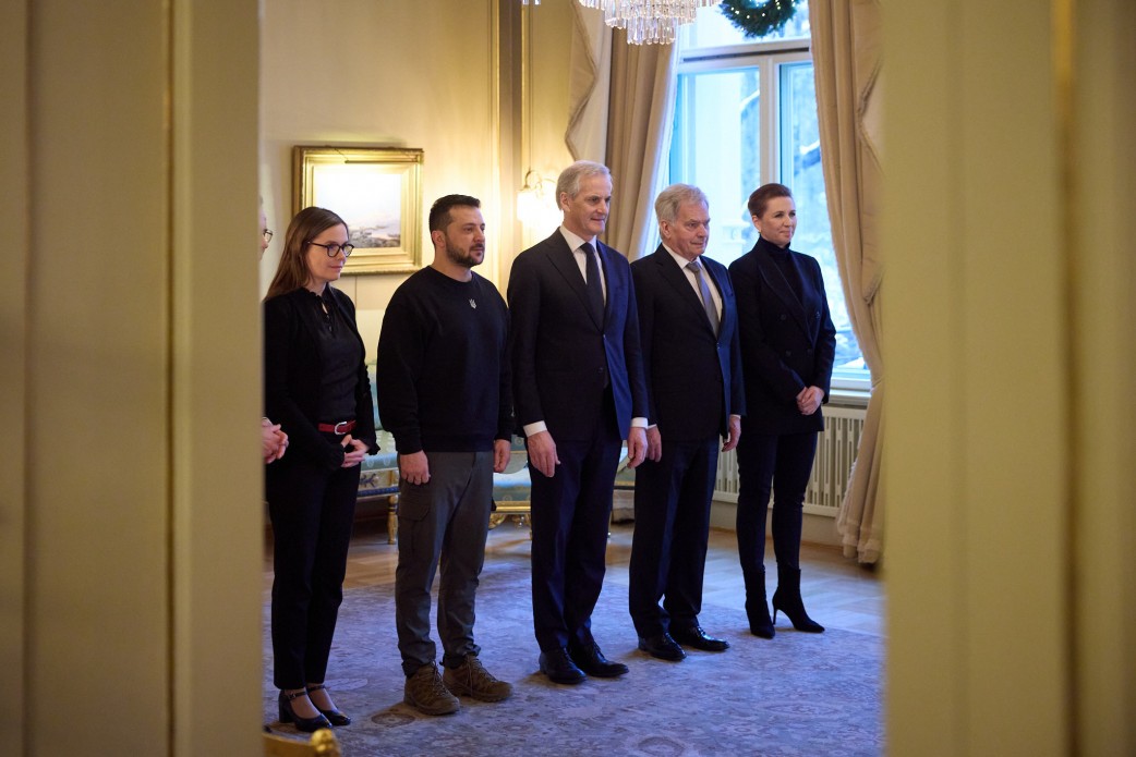 Зустріч Зеленського з лідерами країн Північної Європи