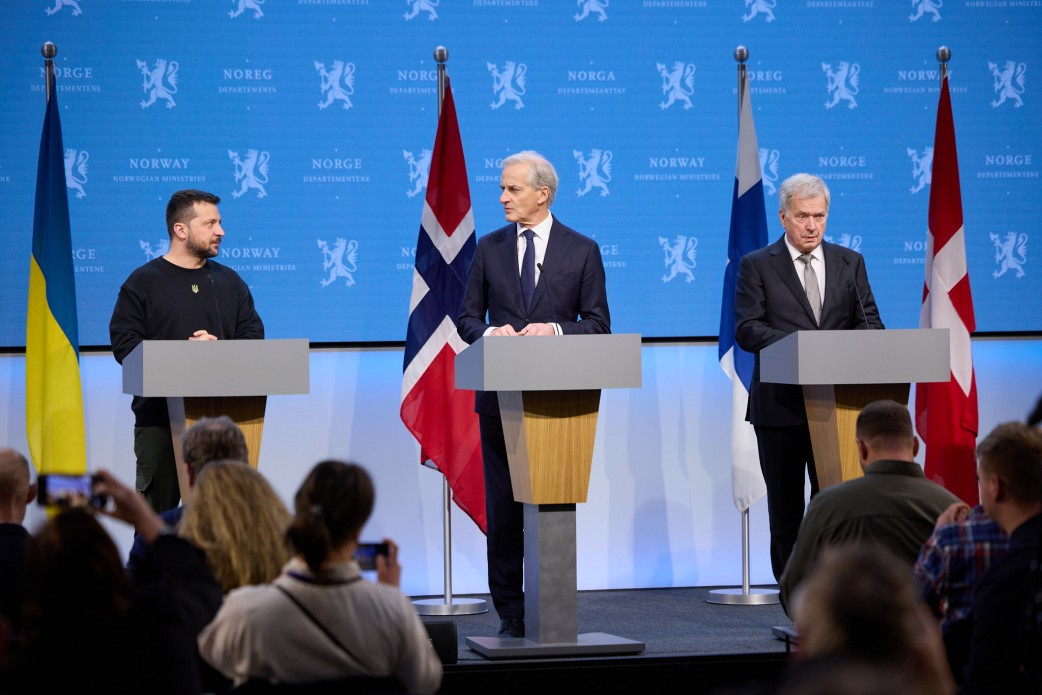 Зустріч Зеленського з лідерами країн Північної Європи