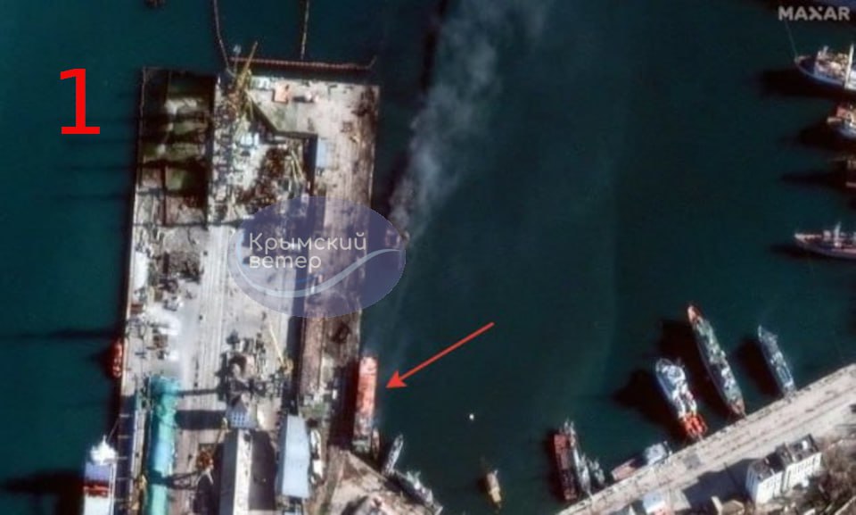 У Феодосії пошкоджено судно ПМР-71 У Феодосії пошкоджено судно ПМР-71