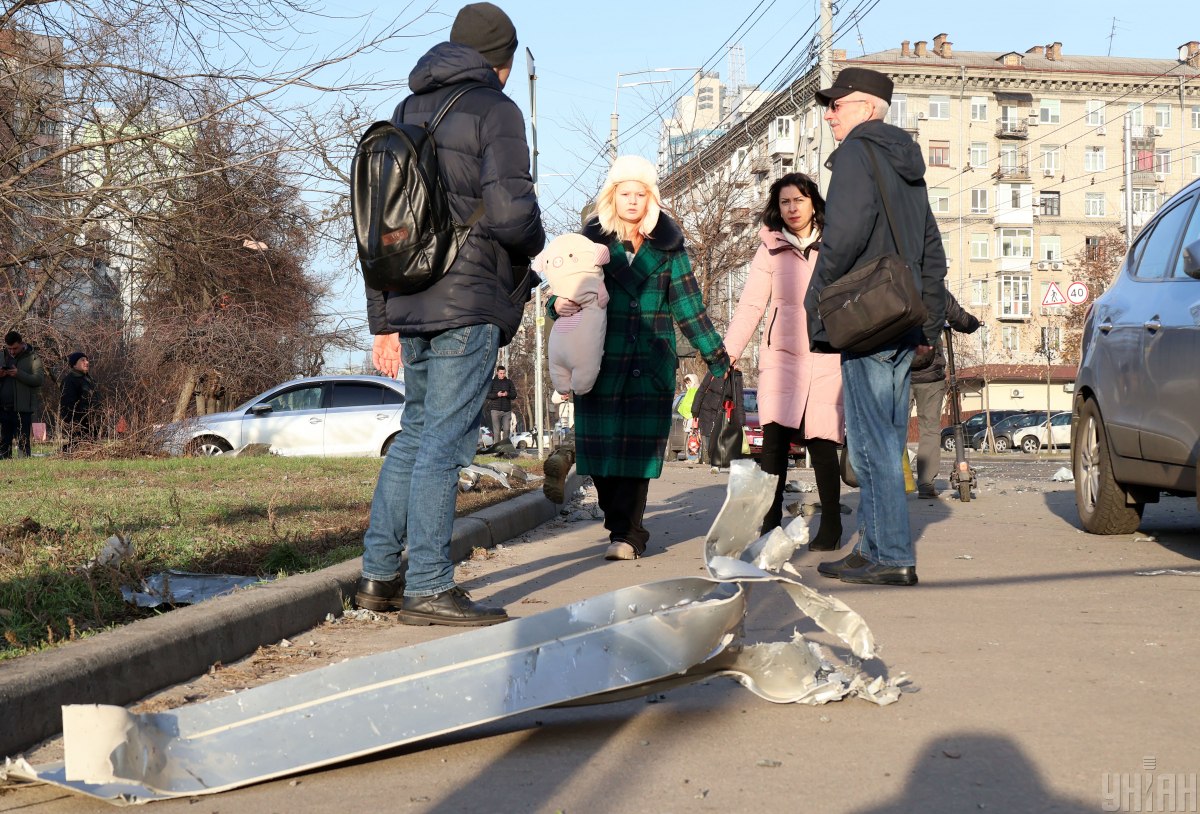Наслідки атаки окупантів по Києву вранці 29 грудня 2023 року