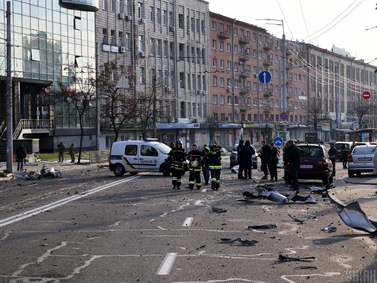 Наслідки атаки окупантів по Києву вранці 29 грудня 2023 року