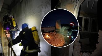 Ночные взрывы в Киеве: РФ атаковала дронами, возник пожар, есть пострадавшие