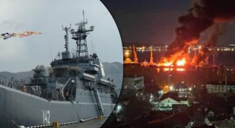 ВСУ уничтожили БДК Новочеркасск: в разведке Британии узнали новые детали