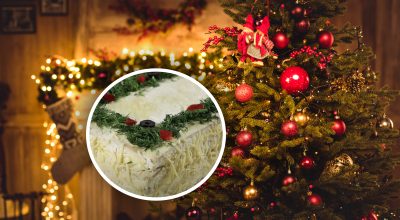 Неймовірно смачний закусочний торт на Новий Рік 2024 рецепт Неймовірно смачний закусочний торт на Новий Рік 2024 рецепт