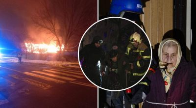 Ракетный удар по Киеву 