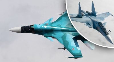 Российские самолеты Су-34 и Су-30 Российские самолеты Су-34 и Су-30
