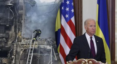 'Стремится уничтожить Украину': Байден призвал остановить Путина после ракетного удара