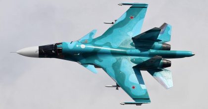 После запуска ракет по Украине в небе исчез Су-34 оккупантов – соцсети
