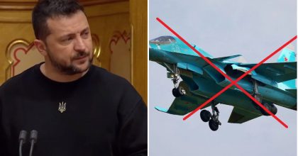 Зеленский – о сокрушении 5 боевых самолетов РФ: пусть летчики врага сделают выбор