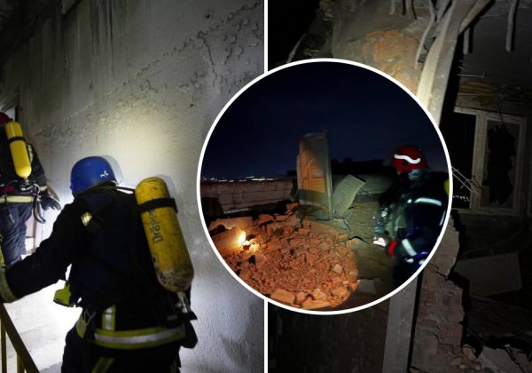 Нічні вибухи у Києві: РФ атакувала дронами, виникла пожежа, є постраждалі