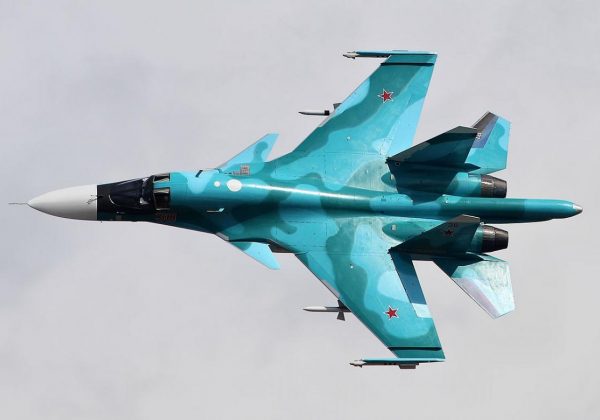 После запуска ракет по Украине в небе исчез Су-34 оккупантов – соцсети