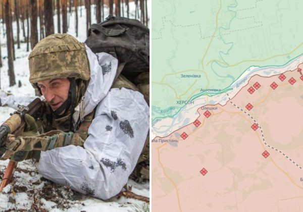 Бои за левобережье Херсонщины: войска РФ пытаются выбить ВСУ и нарываются на удары