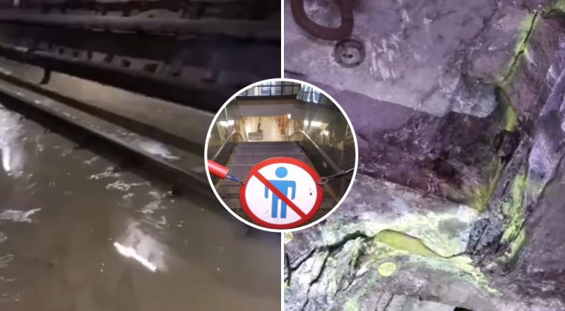 Заливает водой через большие трещины: в Киеве существует реальный риск обвала в метро
