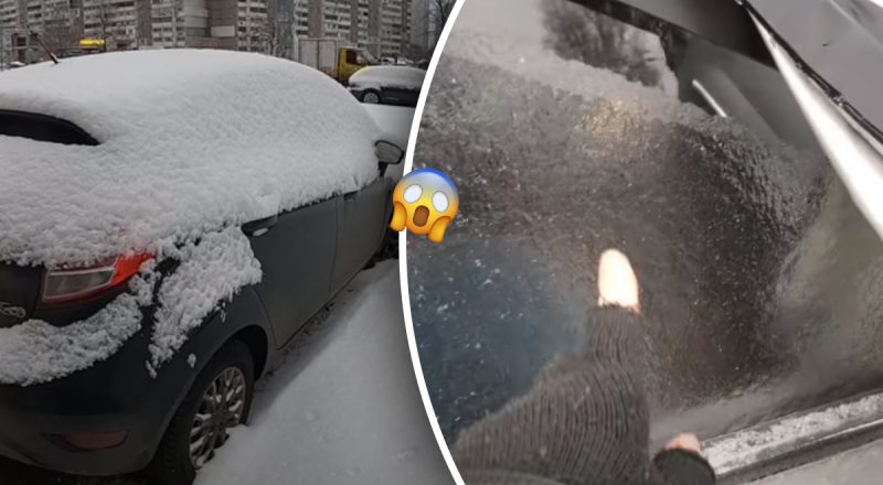 Як швидко очистити машину від снігу і не подряпати її