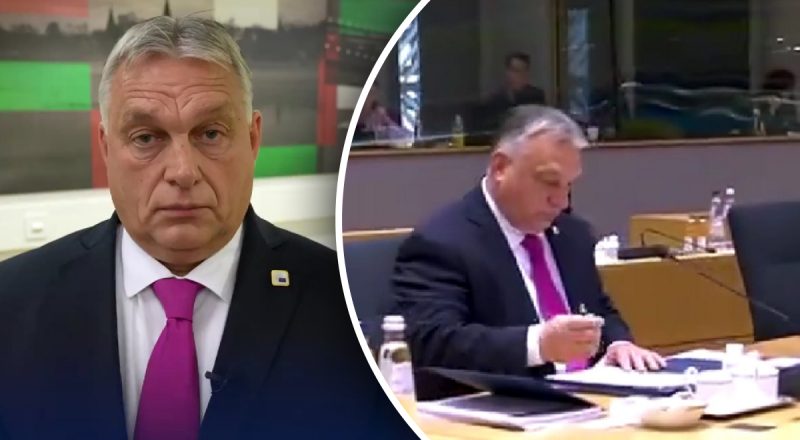 Орбан прибег к выходке во время голосования о начале переговоров ЕС и Украины