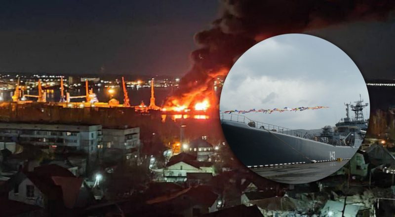 В Крыму гремели мощные взрывы: уничтожен российский десантный корабль Новочеркасск