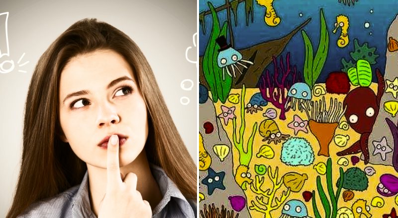 Цікава головоломка для найуважніших: потрібно знайти зелену рибу за 11 секунд