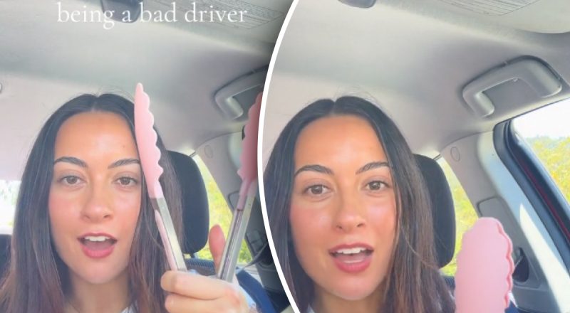 Женщина всегда держит кухонные щипцы в машине: причина вас удивит